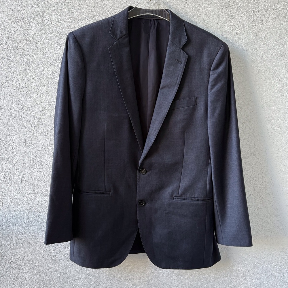 J Crew Ludlow Wool Men’s Sport Coat Blue 2 Button Size‎ 38R Tollegno 1900 Preppy